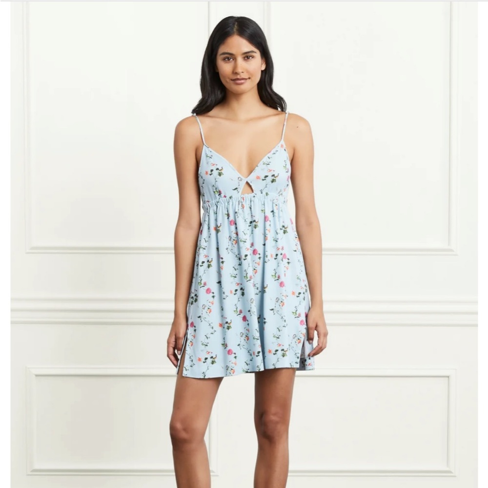 Hill Housing The Aurora Sleep Dress in Pond Floral